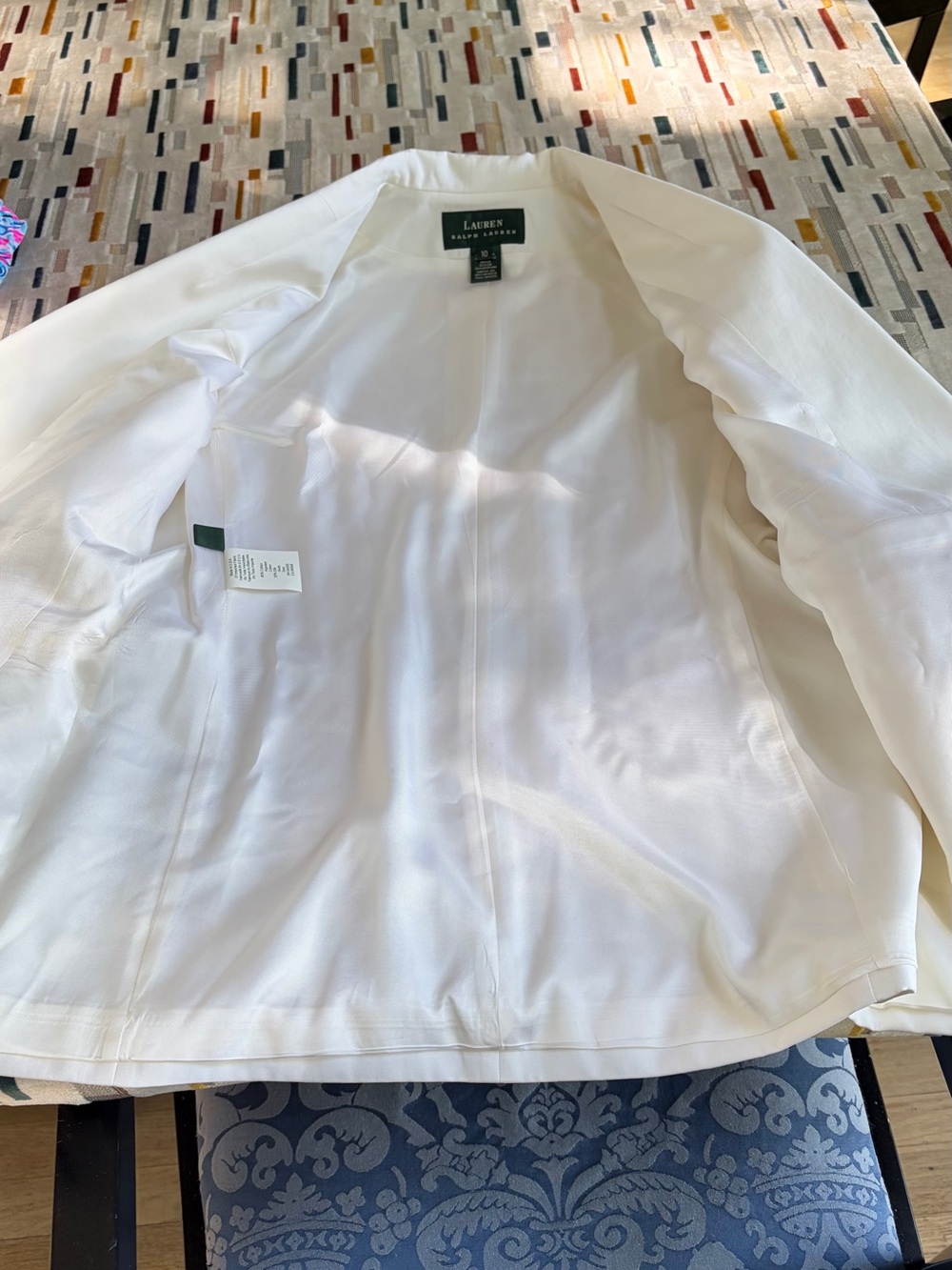 Lauren Ralph Lauren White Tailored Blazer - Picture 6 of 11